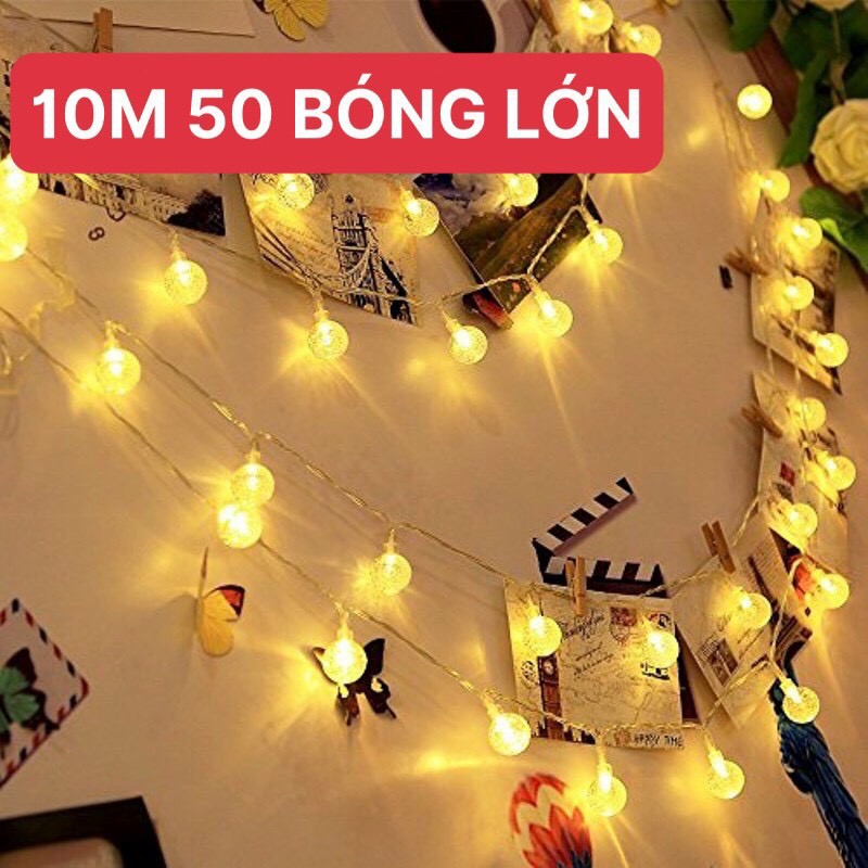 Dây bi bọt LED CHERRY BALL 10m 50 bóng dây trong