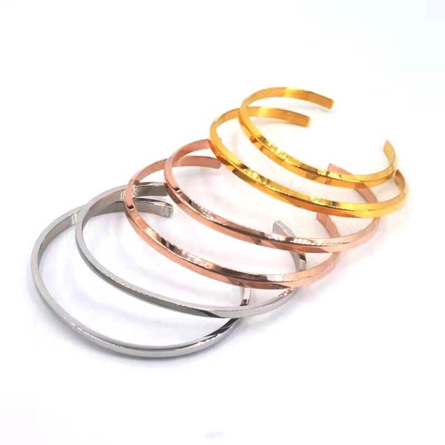 Vòng tay titan cuff nam nữ