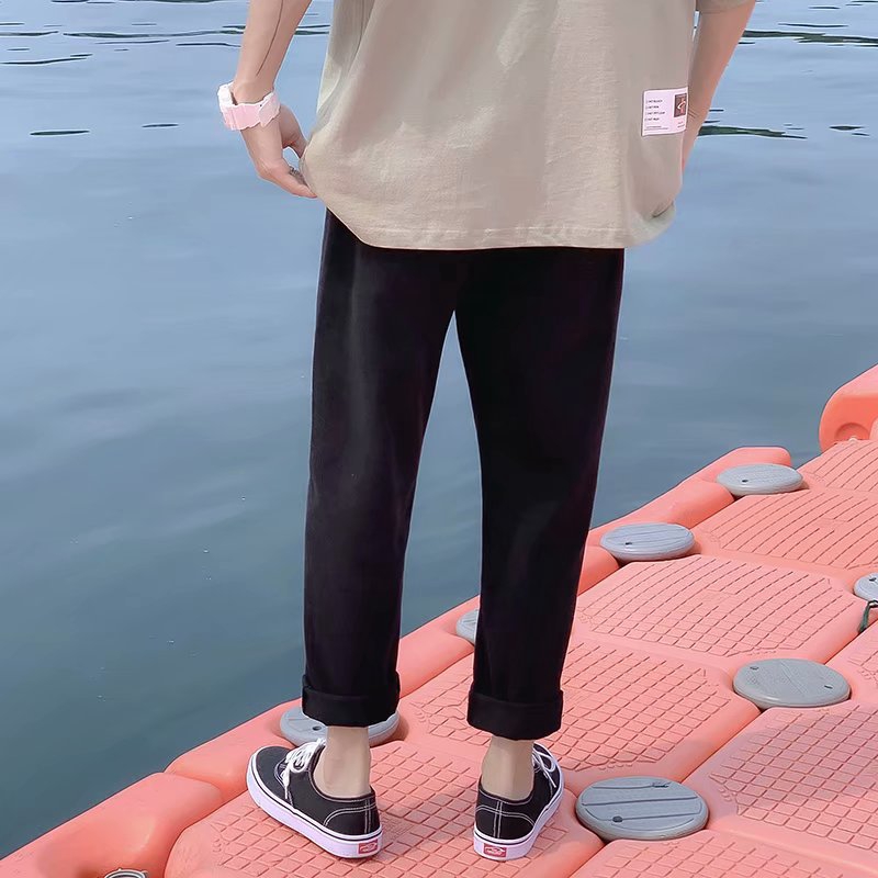 Men's Wide-Length Jeans With Chrysanthemum Print Fashion Personality | BigBuy360 - bigbuy360.vn