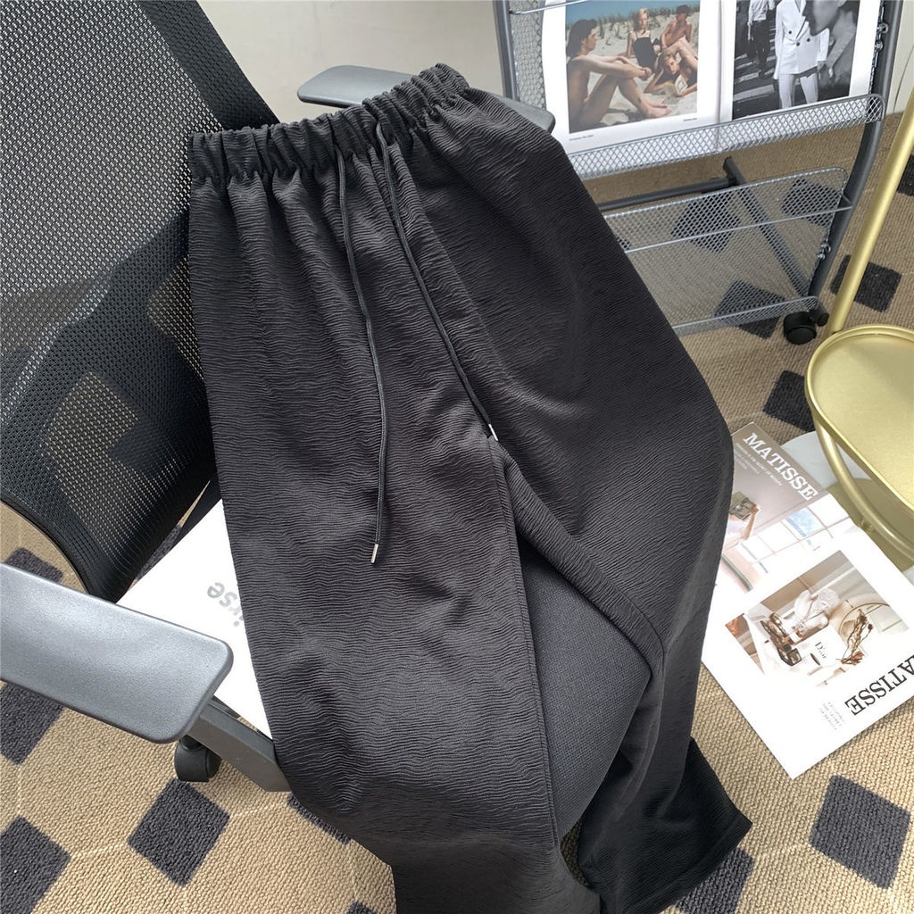 Quần Dài Ống Rộng Lưng Cao Thiết Kế Mới Thời Trang Mùa Hè Dành Cho Nữ