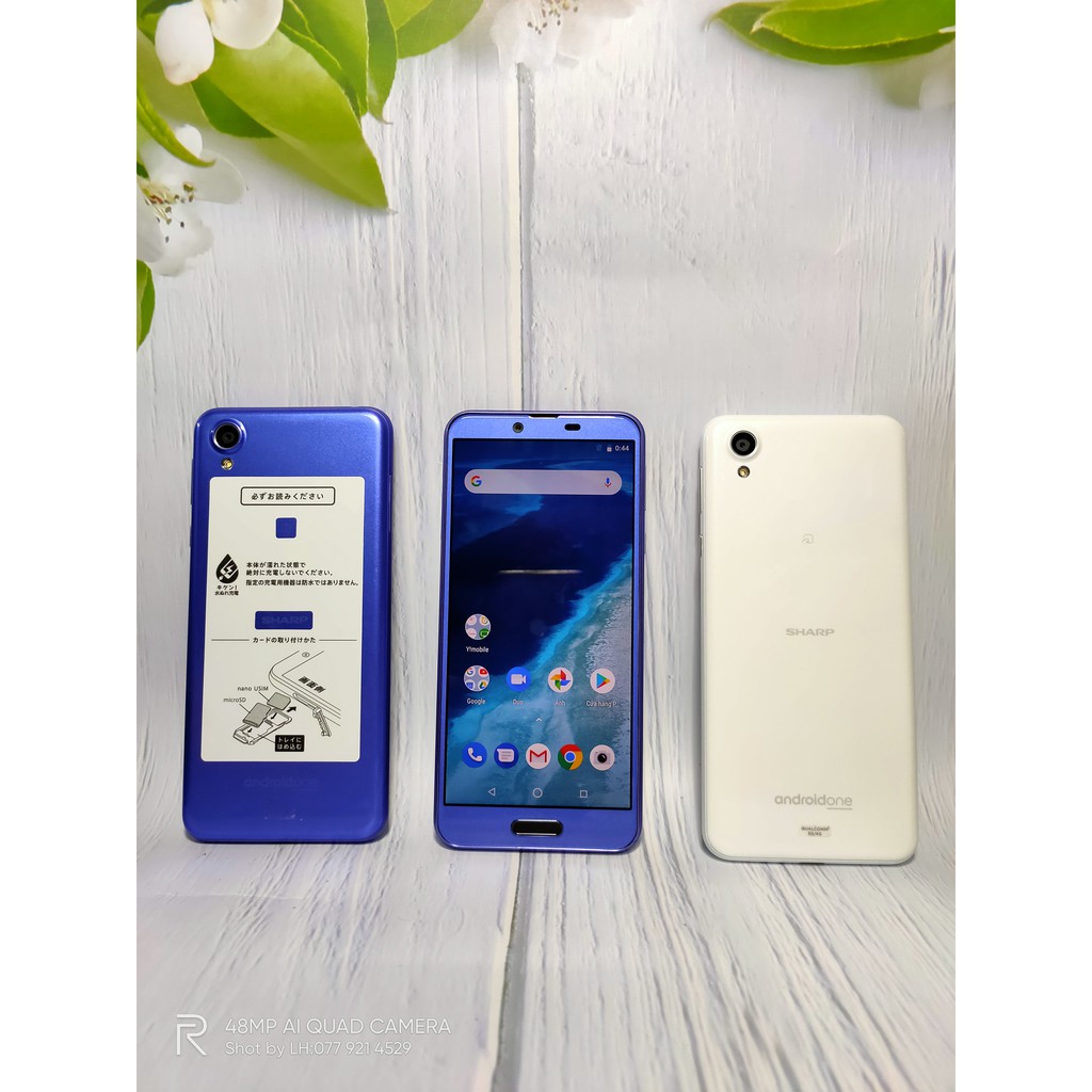 Điện thoại Sharp Android one X4,Snap 630,ram 3/32,pin 3100 Mah,chống nước