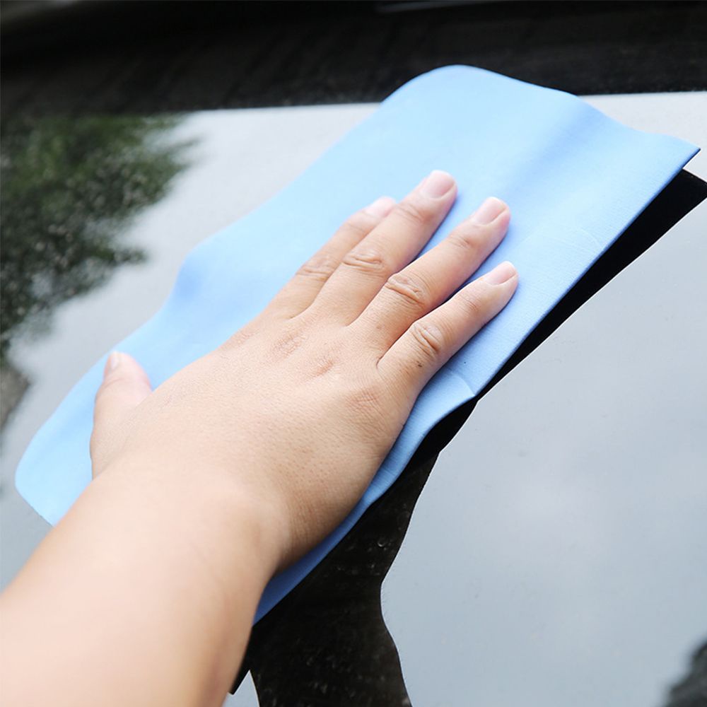 Khăn Da Nhân Tạo Siêu Thấm Hút Vệ Sinh Xe Hơi Tiện Dụng