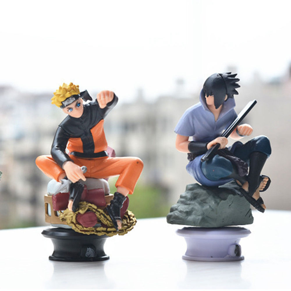 Mô Hình Nhân Vật Gaara Sasuke Phim Naruto Bằng Pvc