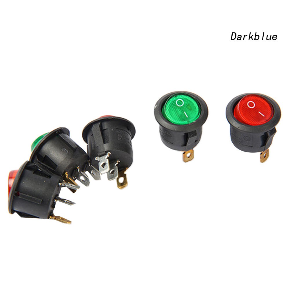 Công Tắc Tròn Cho Đèn Tín Hiệu DK-C 12V DC 20A 20mm