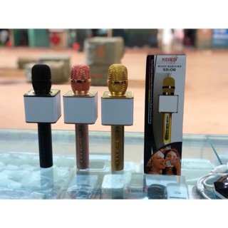 Sỉ .mic hát karaoke Bluetooth.SD-08,chuẩn chính hãng 100% bảo hành 3 tháng 
