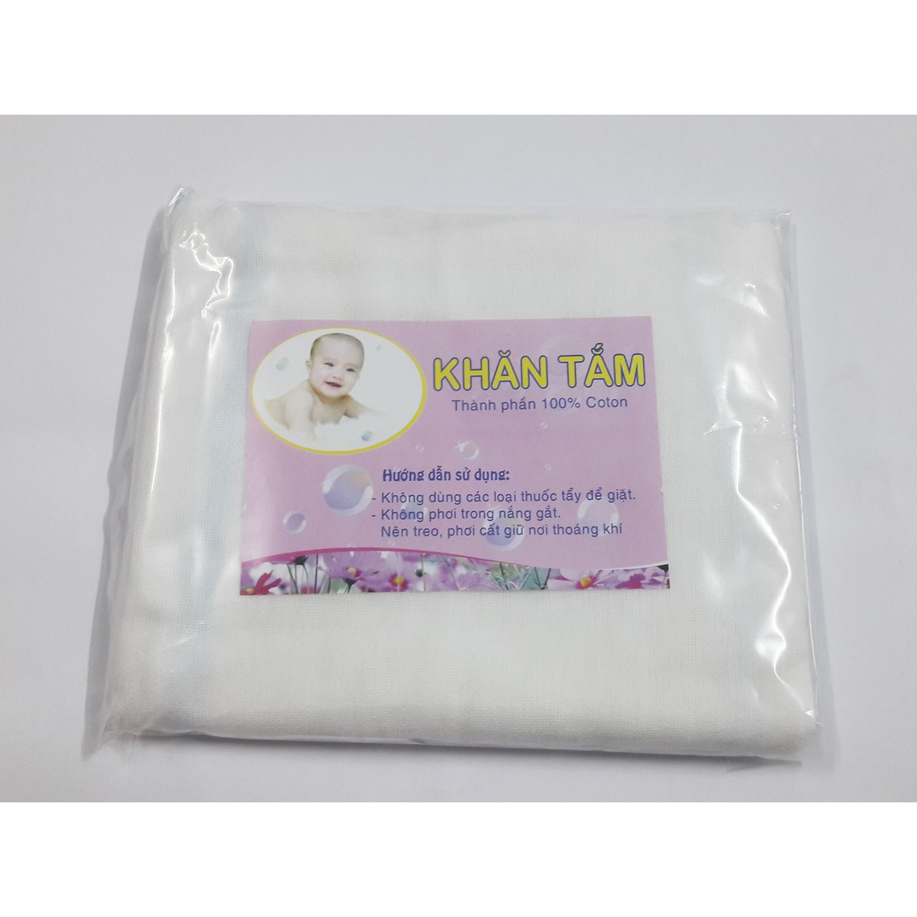 Combo 2 khăn tắm Baby 5 lớp
