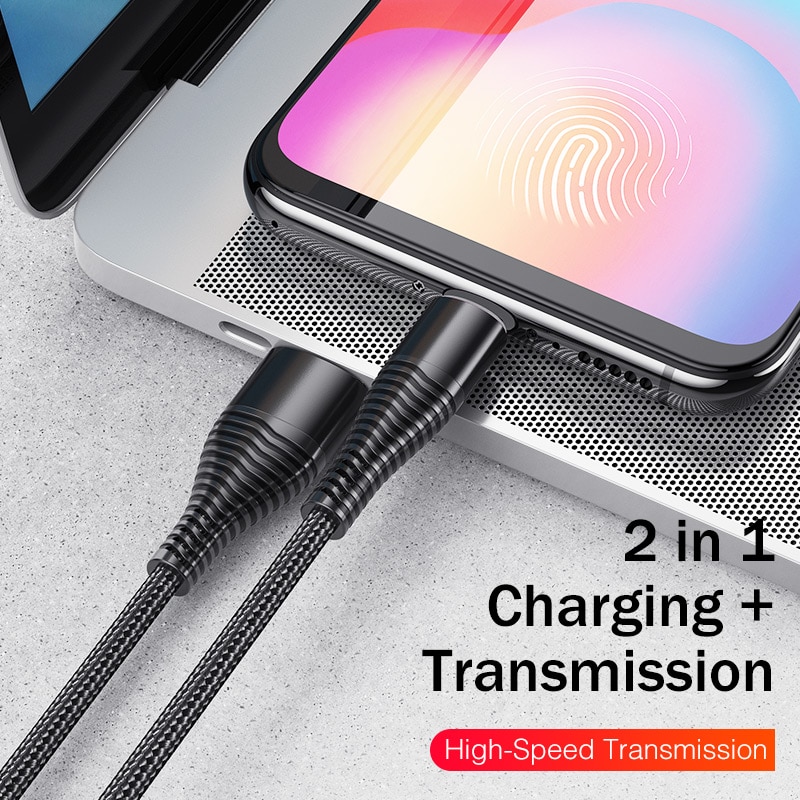 Rock  3A Dây Cáp Micro USB Sạc Nhanh Truyền Dữ Liệu Dành Cho Điện Thoại Android Samsung Huawei Xiaomi