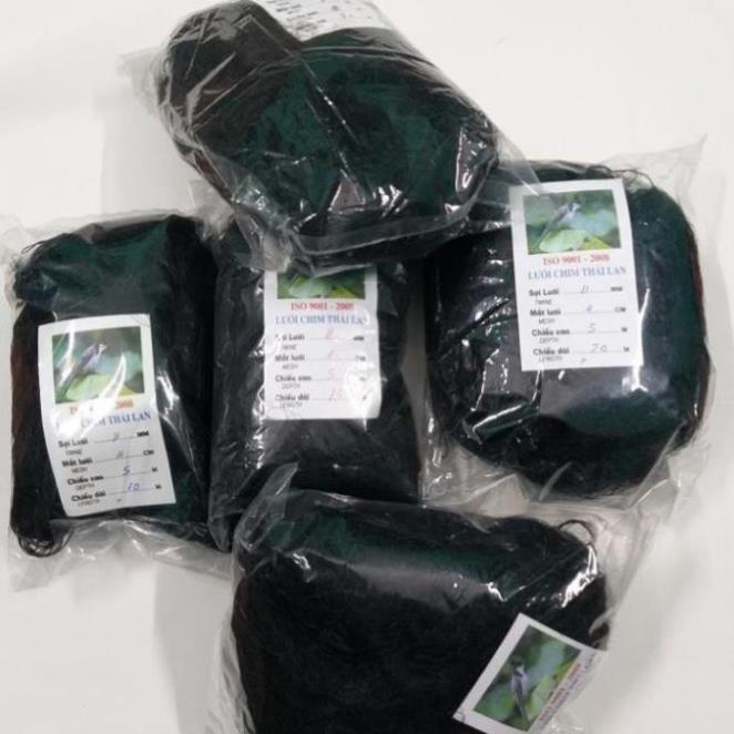 Lưới bẫy chim chào mào, khuyên,sáo, cu gá, gà .Lưới chim tàng hình tổng hợp lưới chim thái lan cao 5m siêu nhạy,.,.