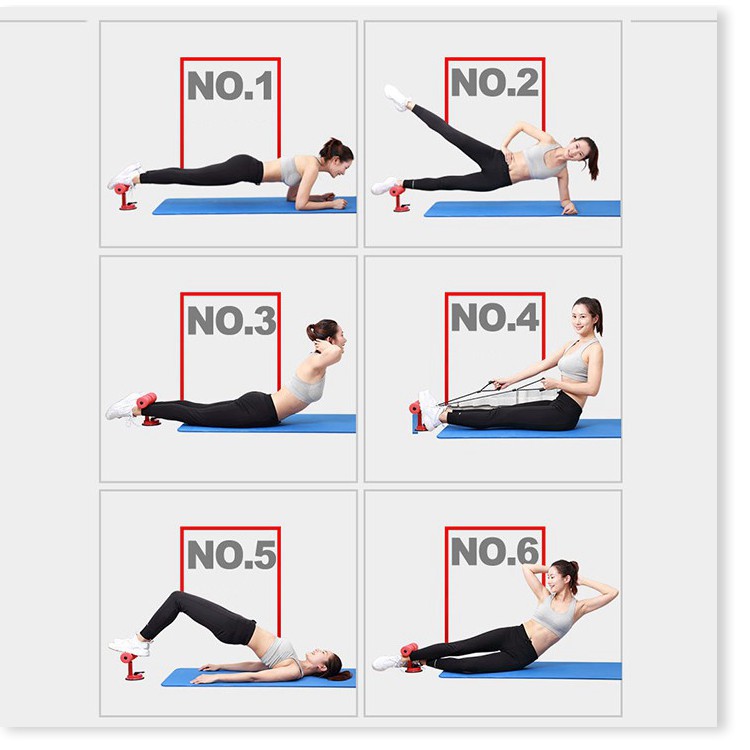 Dụng cụ tập cơ bụng eo gym tại nhà ❣️FREE SHIP❣️ có đế hút chân không, giúp dáng chuẩn eo thon nam nữ