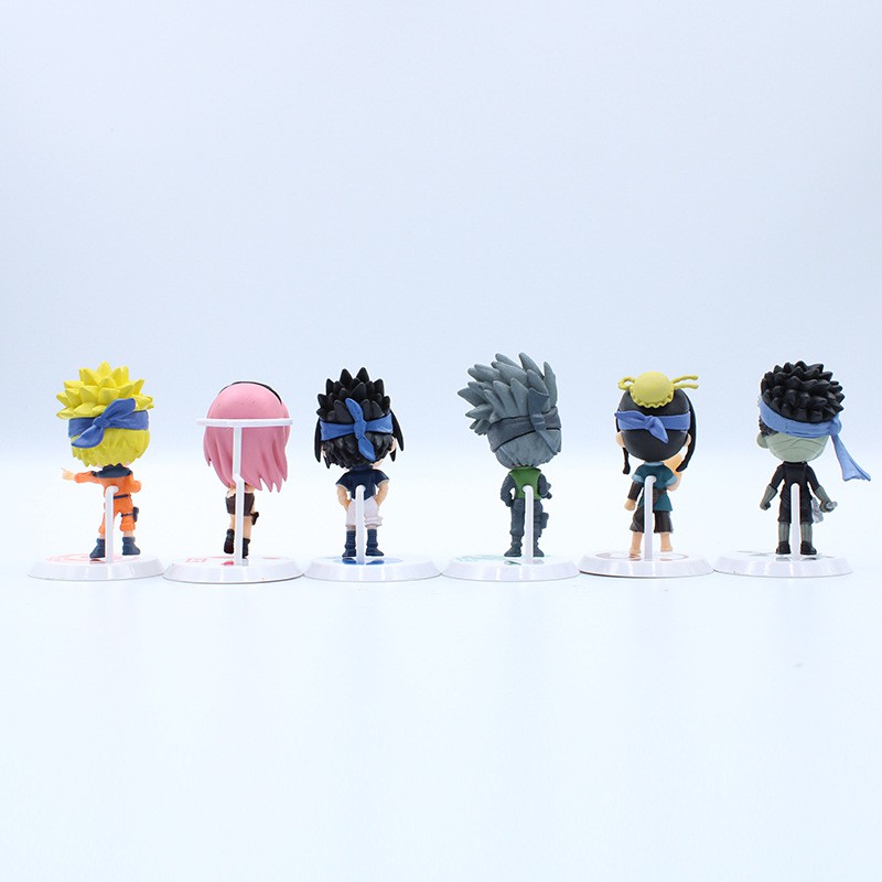 [SET 6 NARUTO] MÔ HÌNH 6 NHÂN VẬT NARUTO SIÊU NGẦU, DỄ THƯƠNG