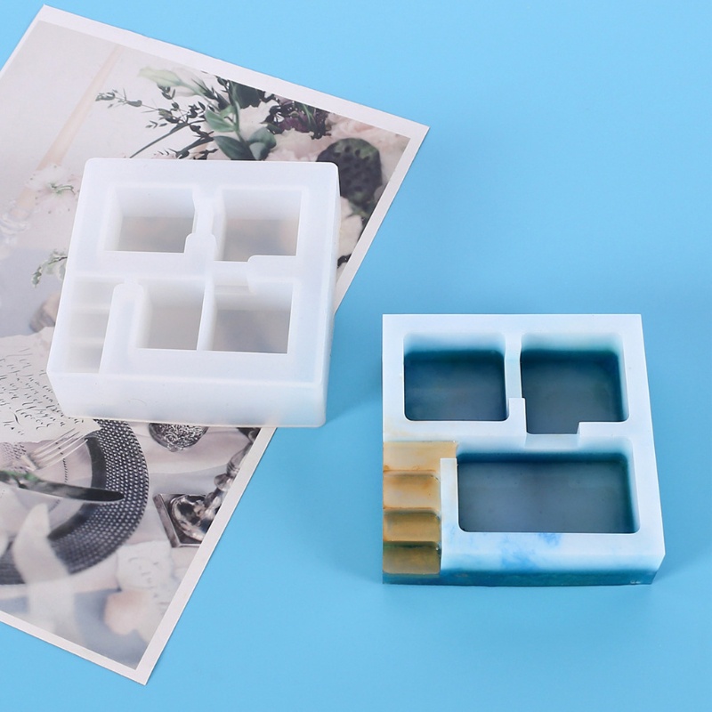 Khuôn silicon làm chậu hoa / nến / xà phòng / đất sét DIY tiện dụng