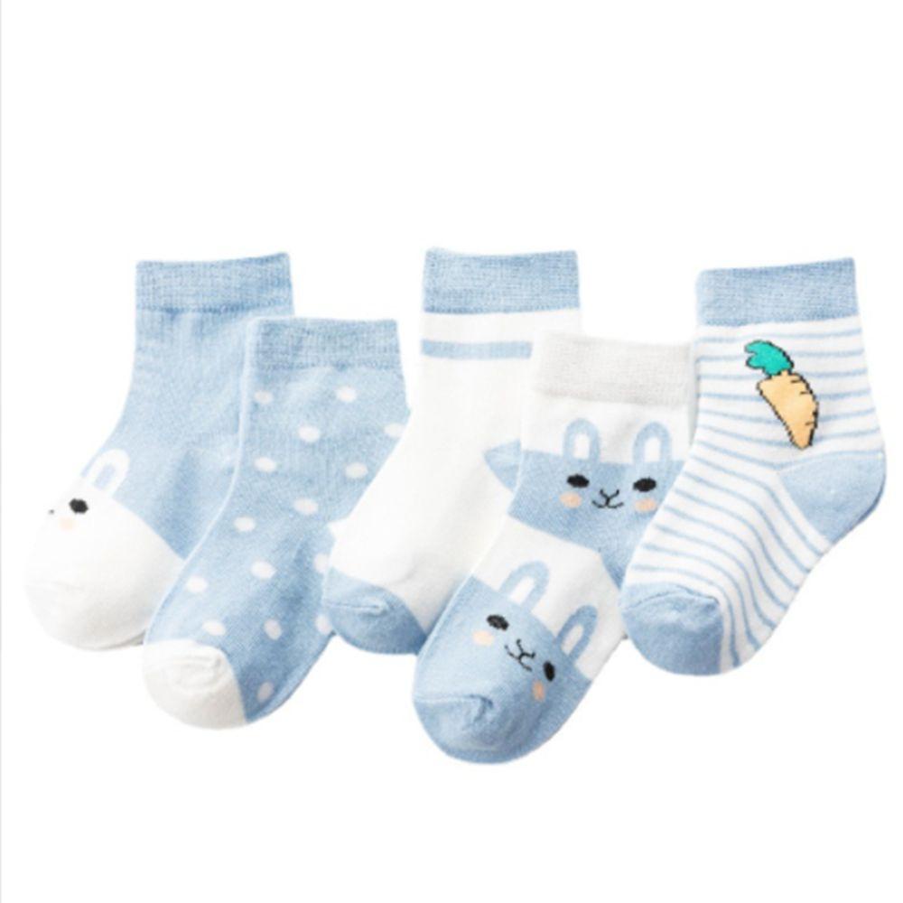 Vớ Cotton Cổ Ngắn Họa Tiết Dễ Thương Cho Bé 1-3 - 6 Tuổi