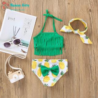Bộ bikini in hình quả dứa cho bé gái