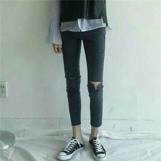 Order quần jeans co dãn ulzzang