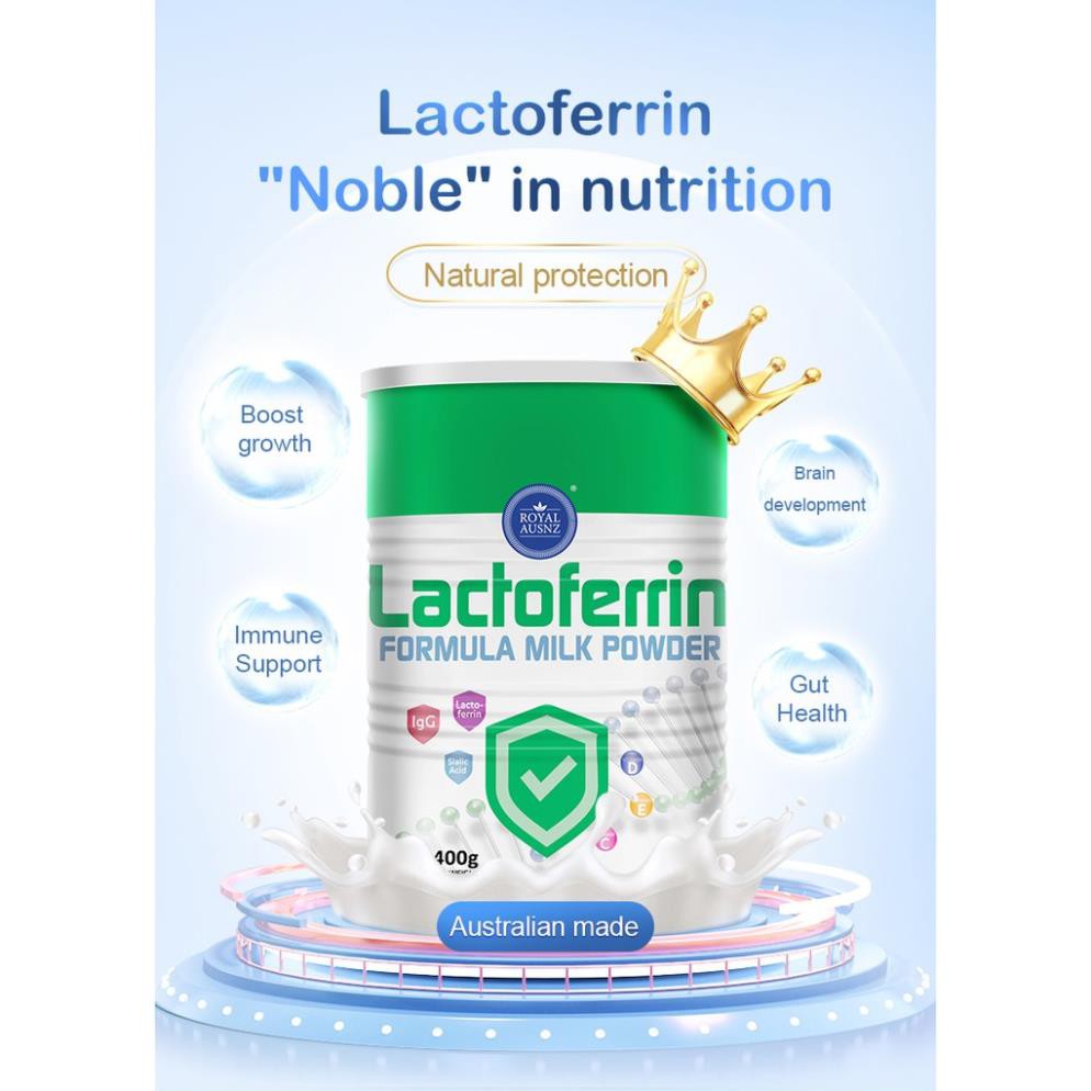 Sữa Bột Hoàng Gia Úc Lactoferrin Formula Milk Powder Tăng Cường Miễn Dịch Và Sức Đề Kháng Vượt Trội 400g