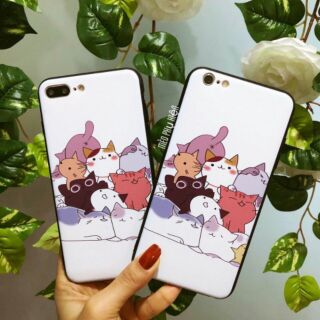 CASE IPHONE MÈO IN NỔI SIÊU CUTE