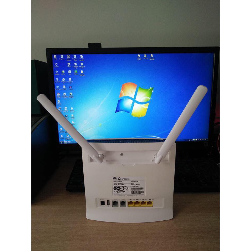 Modem wifi 3G/4G LTE Huawei B593u - Chuyên dành cho xe khách
