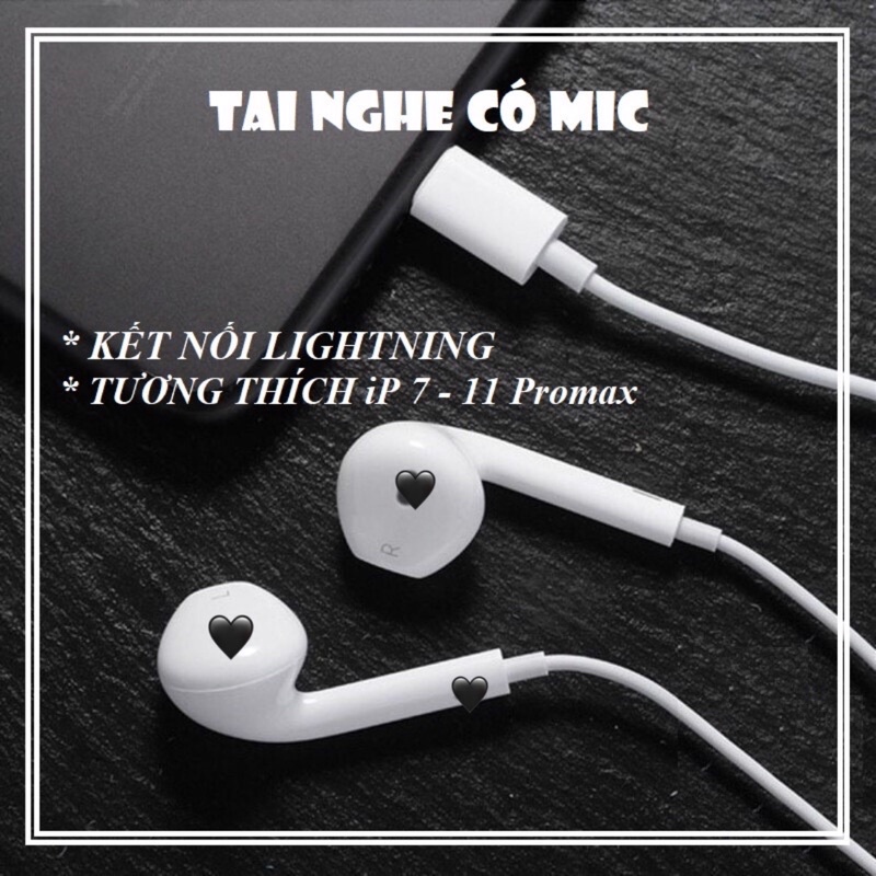 Tai Nghe Chân Dẹt điện thoại 7/7Plus đến 13/13proMax Hiển Thị Cửa Sổ [TaiX.Cửa Sổ]