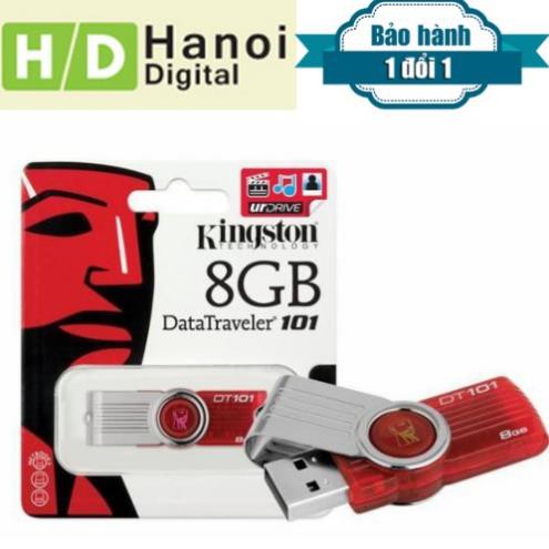 Phụ kiện giá rẻ uy tín USB KINGSTON 8Gb DT101 G2 ĐU DUNG LƯỢNG NTFS/ FAT/ FAT32/ exFAT