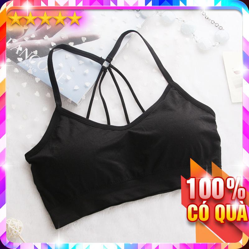 Áo Bra Tập Yoga Gym Phối Dây Lưng Có Mút P1674 - LoanTay