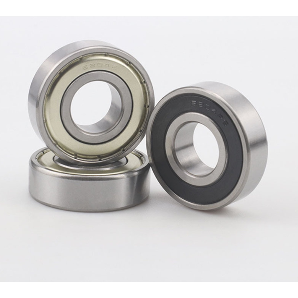Vòng bi 6201, 6001, 6200, 6203, 6204, 6004, 6300, 6301, 6302, 6303, 6304 nắp sắt, nắp cao su độ kín cao
