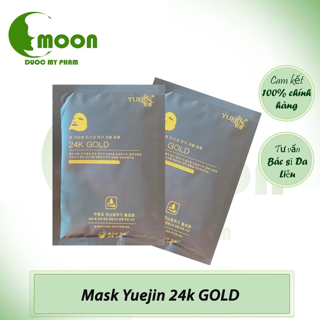 [Sỉ + Lẻ] MẶT NẠ YUEJIN B5 &amp; EGF VÀ GOLD 24K CHUYÊN PHỤC HỒI DA HƯ TỔN, CẤP ẨM - HÀN QUỐC