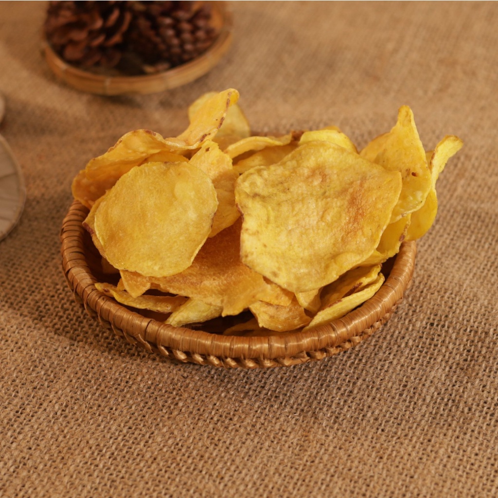 Khoai lang sấy mật ong organic không dầu 100gr-500gr gốc Đà Lạt Minh Tiến Farm