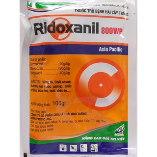 Thuốc trừ bệnh hại cây trồng Ridoxanil 800WP