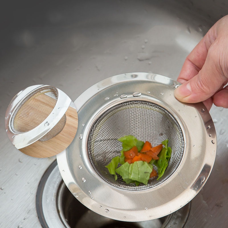 Lưới Lọc Chặn Rác Bằng Thép Không Gỉ Cho Bồn Rửa Chén