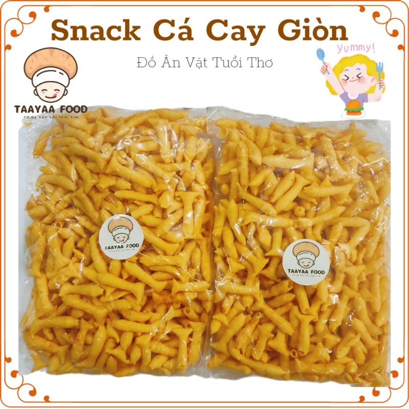 Snack CÁ Cay Giòn - Đồ Ăn Vặt Tuổi Thơ TaaYaa Food