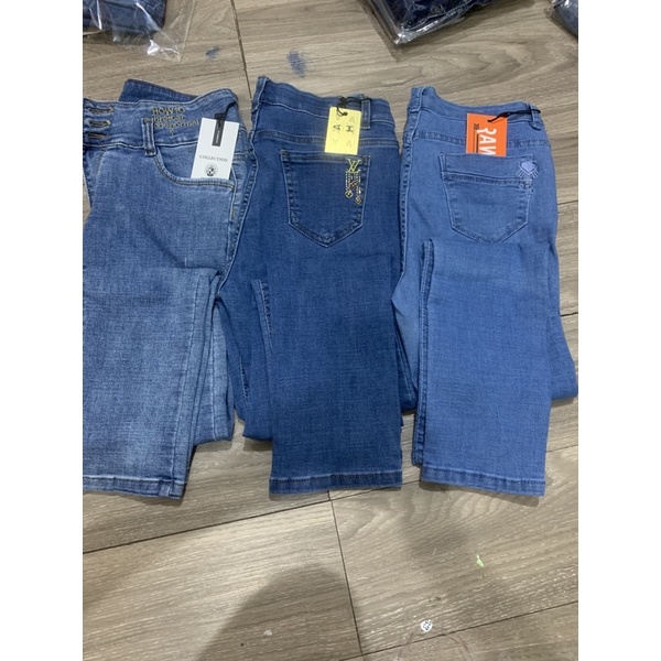 combo 3 quần jean co giãn