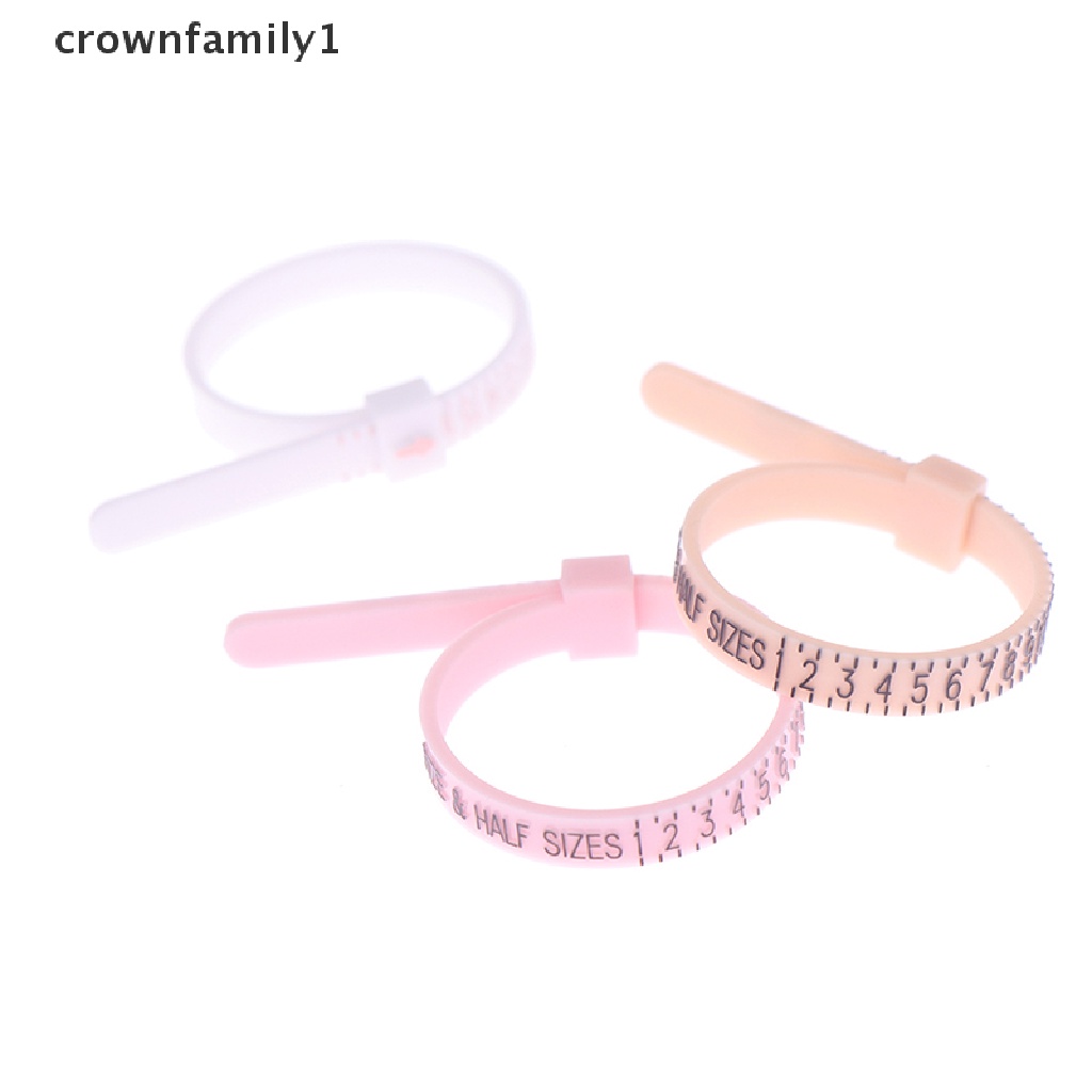 [crownfamily1] Dụng Cụ Đo Kích Thước Nhẫn Chuyên Nghiệp Làm Từ Nhựa