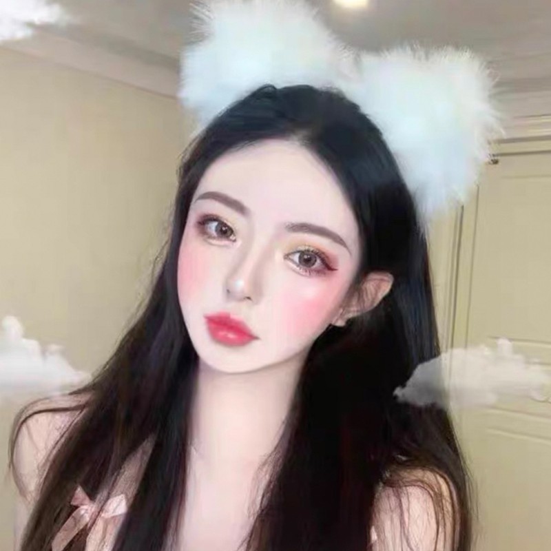 Cài tóc lông tai mèo cosplay nhập vai Kawaii cho nữ