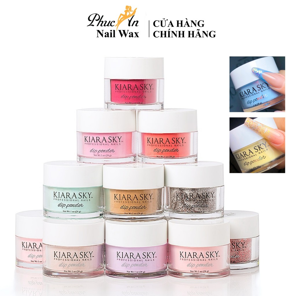 Bột Nhúng Kiara Sky Hàng Chính Hãng 1oz 28g , Phúc An Nail Wax - Kềm Bến Thành