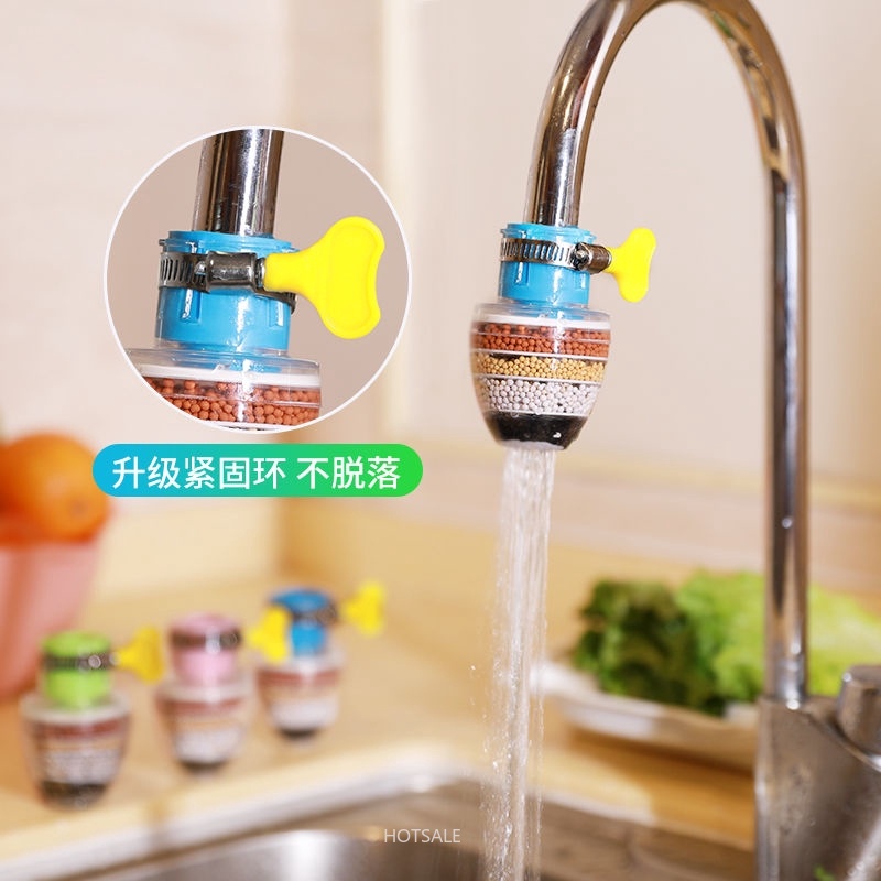 Đầu lọc vòi nước bằng than hoạt tính chống văng tiết kiệm nước phổ biến cho nhà bếp