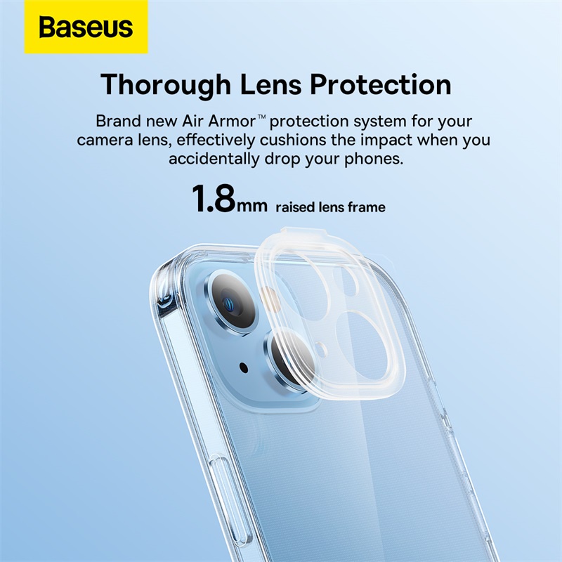 Ốp lưng chống sốc trong suốt Baseus Protective Case cho iPhone 14 Pro / 14 Pro Max - Hàng nhập khẩu