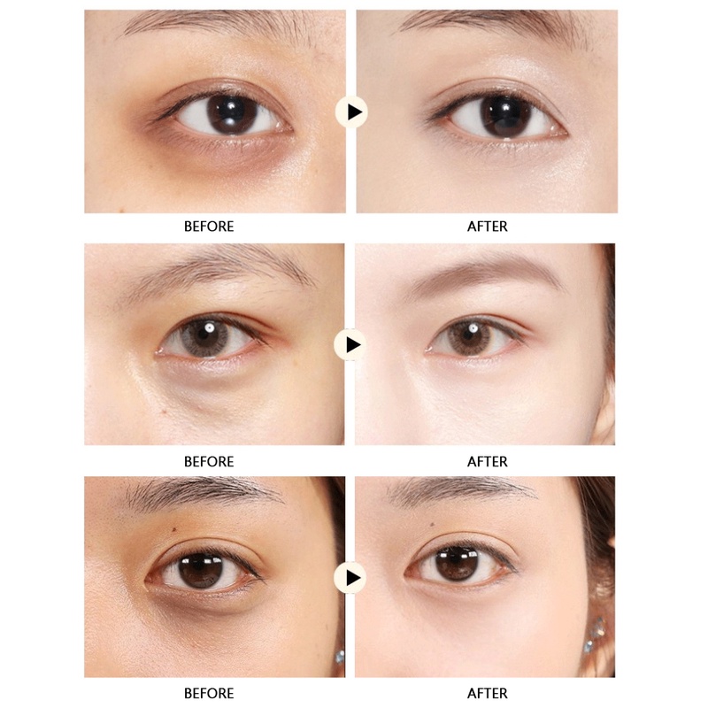 [Hàng mới về] Set 60 mặt nạ mắt dưỡng ẩm loại bỏ quầng thâm chăm sóc da chống lão hóa