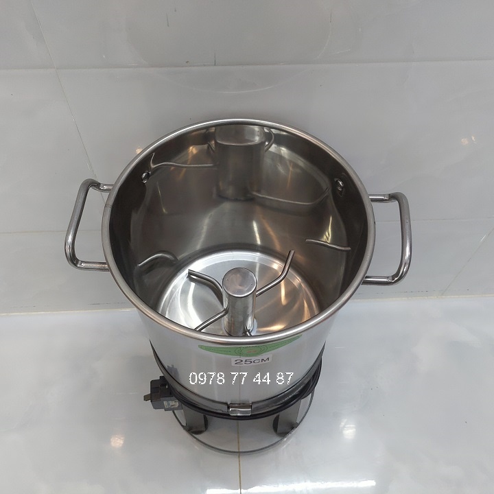 Máy đánh tơi thịt làm chà bông 25cm