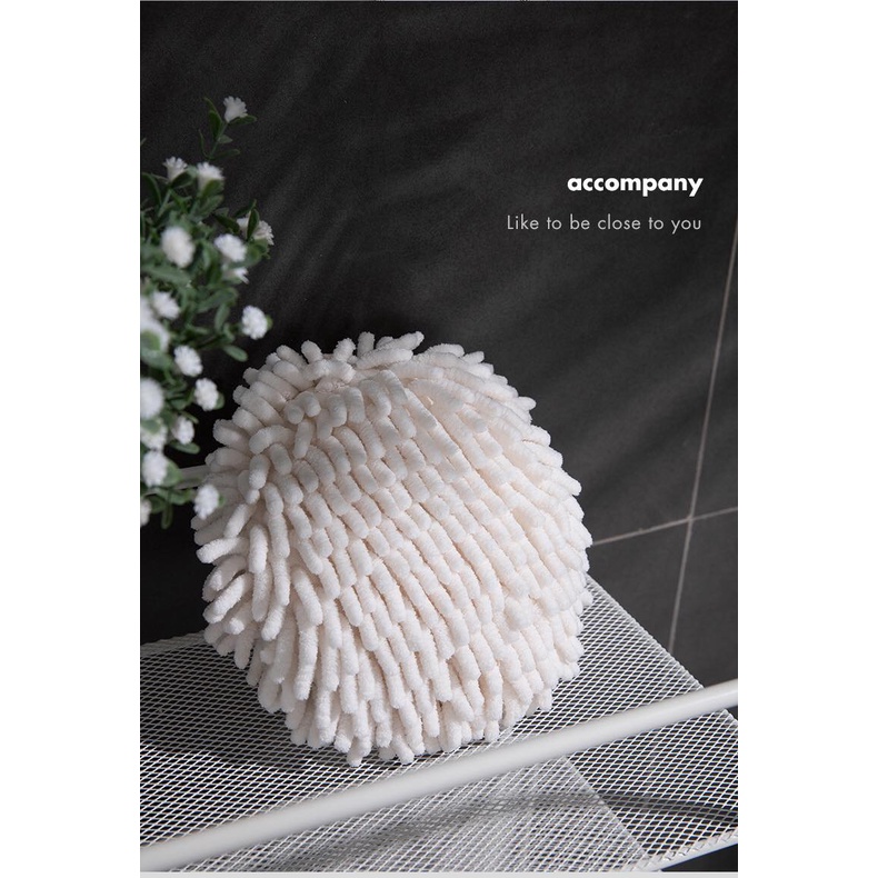 Khăn lau tay nhà bếp - nhà tắm - chất liệu vải mềm siêu thấm nước - Mềm mịn có dây treo