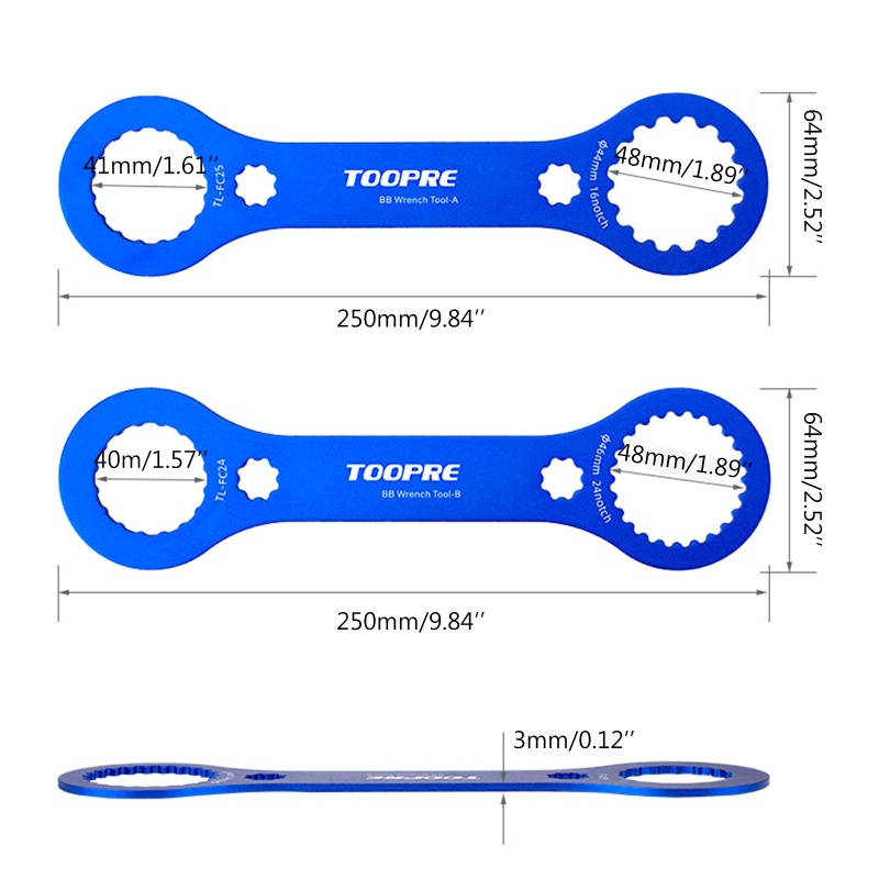 Dụng Cụ Cờ Lê Sửa Chữa Đáy BB Cho Shimano BBr60 Mt800