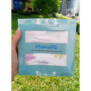 Set 10 khăn sữa sợi tre Mamaru 25x25