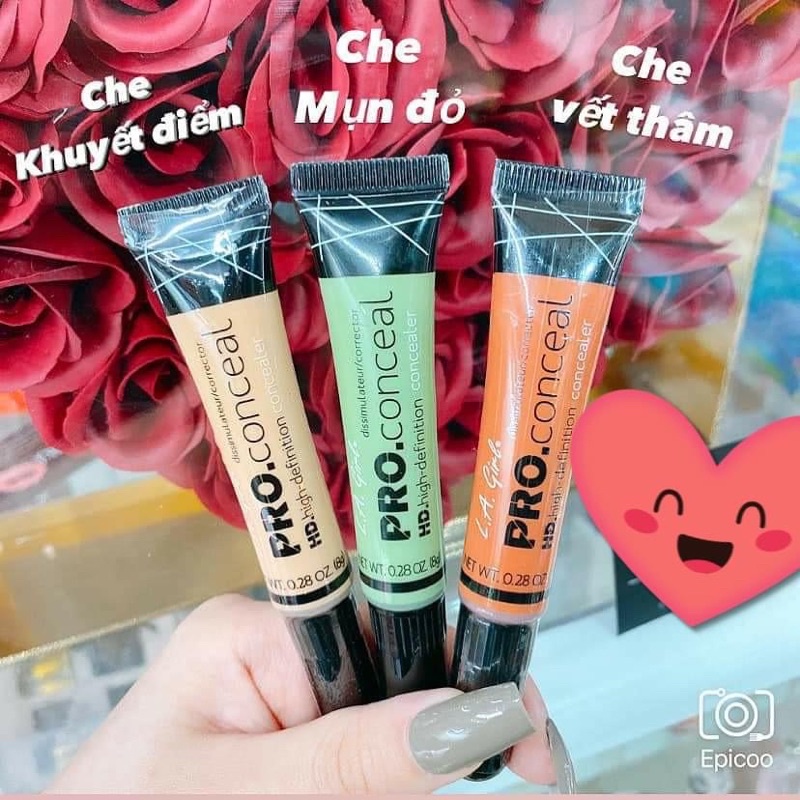 Che khuyết điểm LA Girl Pro Conceal HD High Definition Concealer