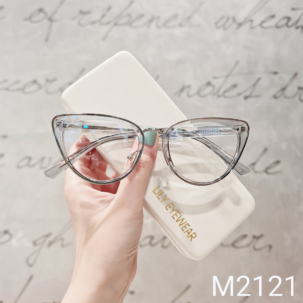 Gọng kính cận nữ LILYEYEWEAR mắt mèo sang chảnh tôn mặt M2121