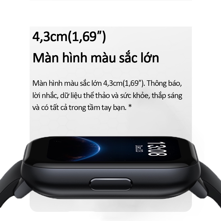 Đồng Hồ Thông Minh realme TechLife Watch S100 Pin Liên Tục 12 ngày - BẢO HÀNH CHÍNH HÃNG