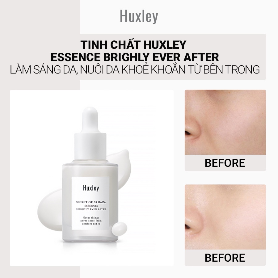 Bộ 3 Món Dưỡng Trắng Sáng HUXLEY Brightening Care Trio Set