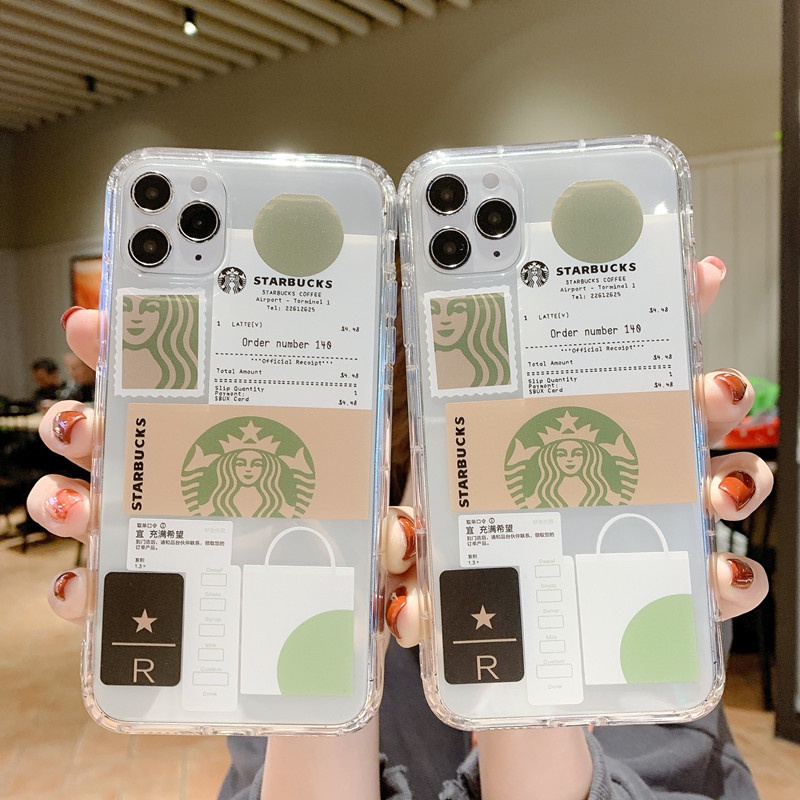 Ốp Lưng Iphone Starbucks trong suốt 6/6plus/6s/6splus/7/7plus/8/8plus/x/xr/xs/11/12/13/14/pro/max/plus/promax
