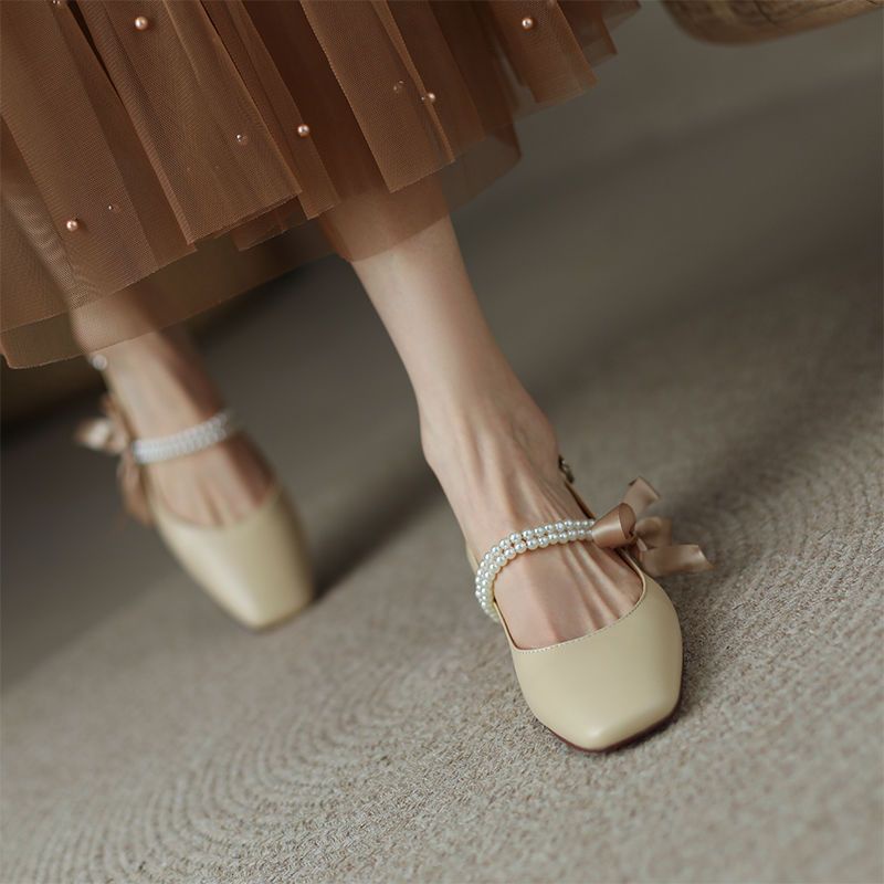 Sandal Mũi Vuông Thiết Kế Mới Thời Trang