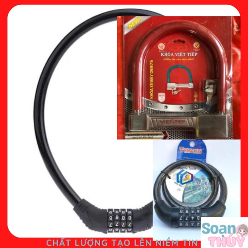 Khoá dây mã số, Khoá chữ U VIỆT TIỆP -Khoá VIỆT TIỆP - Khoá xe