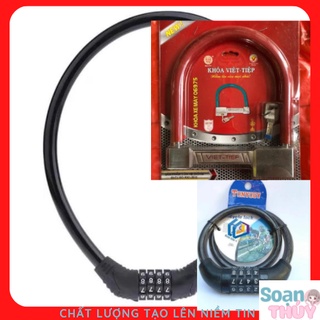 Khoá dây mã số, khoá chữ u việt tiệp -khoá việt tiệp - khoá xe