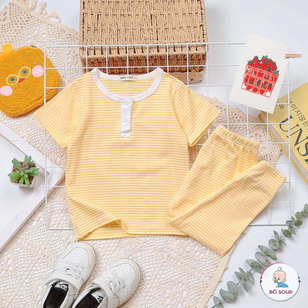Bộ cộc tay cho bé trai bé gái chất liệu coton cho bé HB KIDS